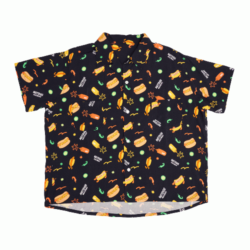 【受注生産】HOT DOG RECORDS ALOHA SHIRT