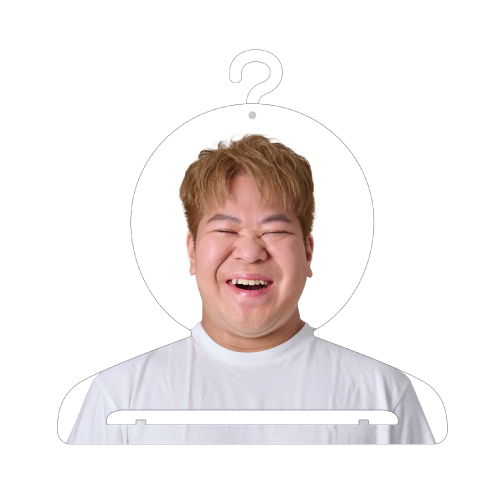 色んなオシャレさせてねこーすけハンガー