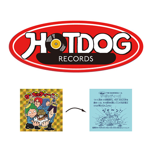 ”THE BAWDIESシール” SET(BIRTHDAY ver.)