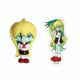 <HC2026 GCB>HISASHI×田中かえ ゾンビ子フィギュアキーホルダー&ステッカー