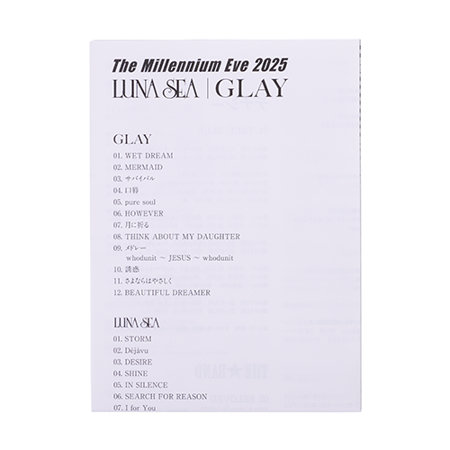 <Blu-ray>『The Millennium Eve 2025 in Tokyo Dome』(通常盤)