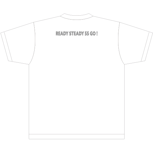55Tシャツ（白）back