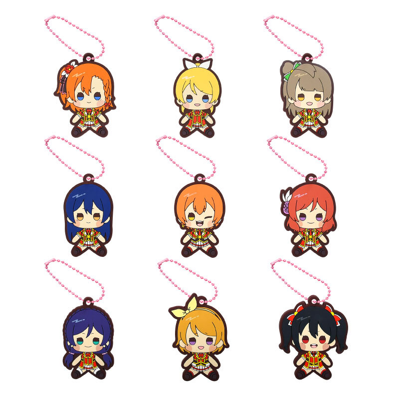 ラブライブ！もちどるアートコレクション ラバーキーホルダー - エニマイ