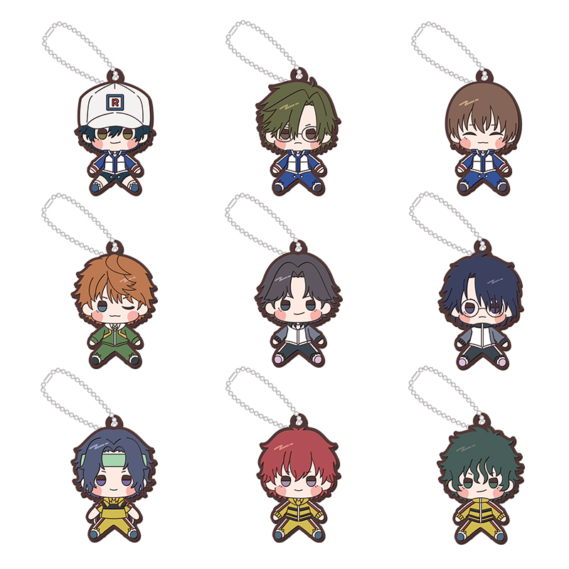 新テニスの王子様 もちどるアートコレクション ラバーキーホルダー vol