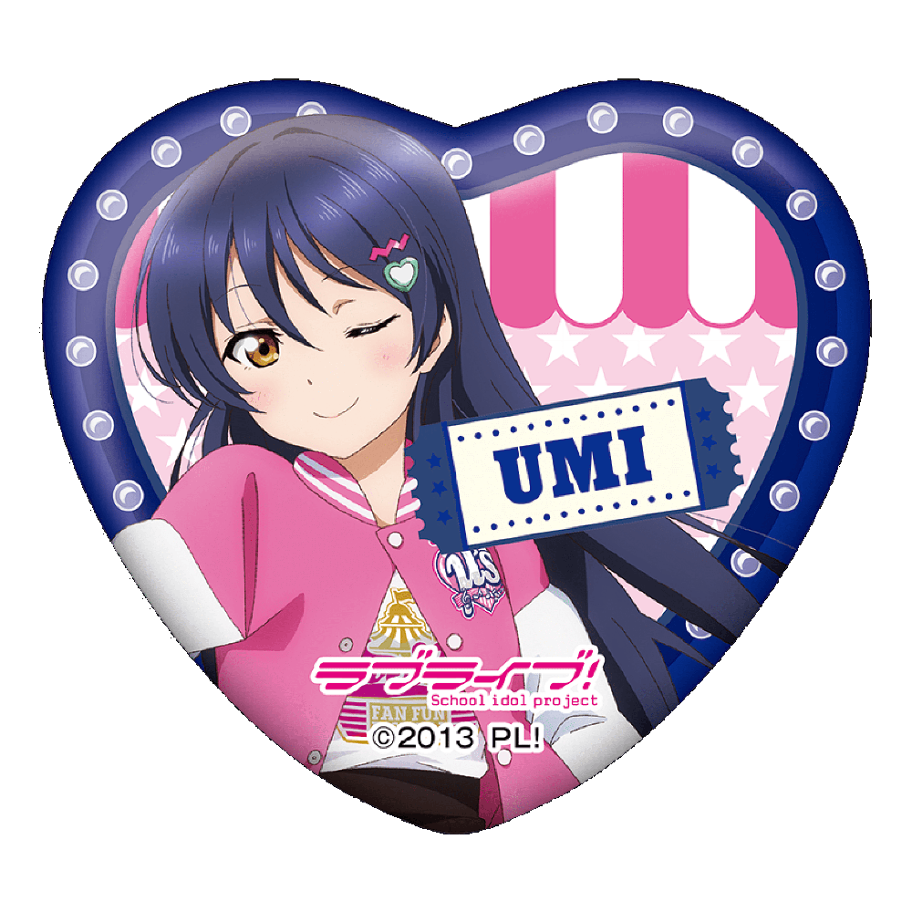 ラブライブ！ ハート型缶バッジ(ランダム9種)