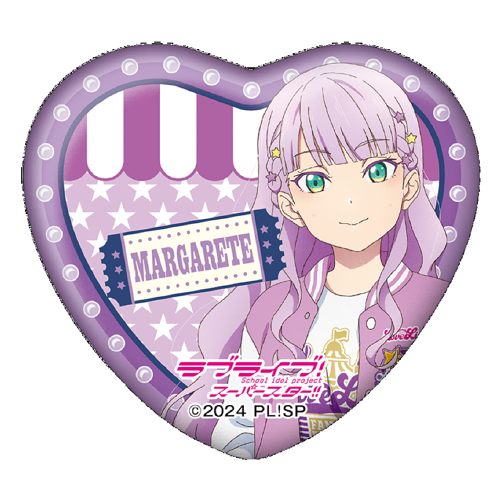 ラブライブ！スーパースター!! ハート型缶バッジ(ランダム11種)