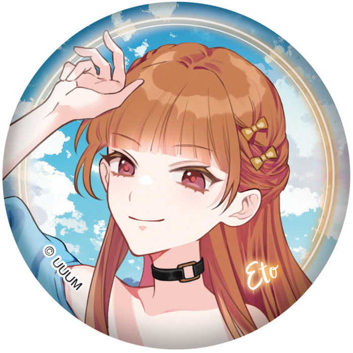 カラフルピーチ　ひらパー　枚方パーク　缶バッジ　えと カラフルピーチ えとさん ひらかたパーク 缶バッチ - メルカリ