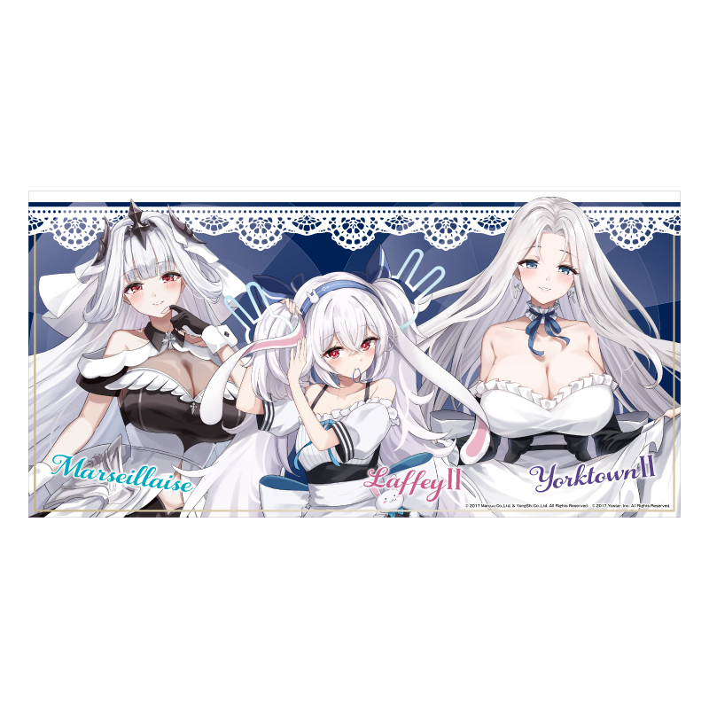 アズールレーン×ドン・キホーテ バスタオル(ラフィーⅡ・マルセイエーズ・ヨークタウンⅡ)