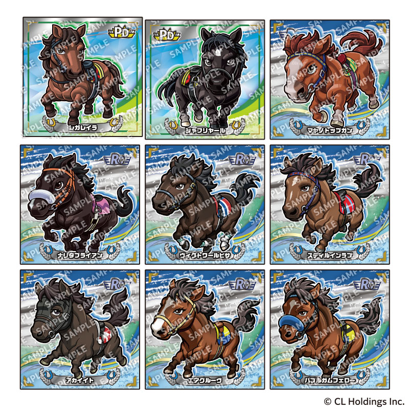 サラブ烈闘 デフォルメシールオーナーズ Vol.1(30枚入り)