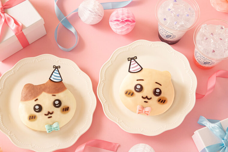 ちいかわ＆ハチワレのお誕生日を記念した、キュートなパンと映えるドリンクが登場！