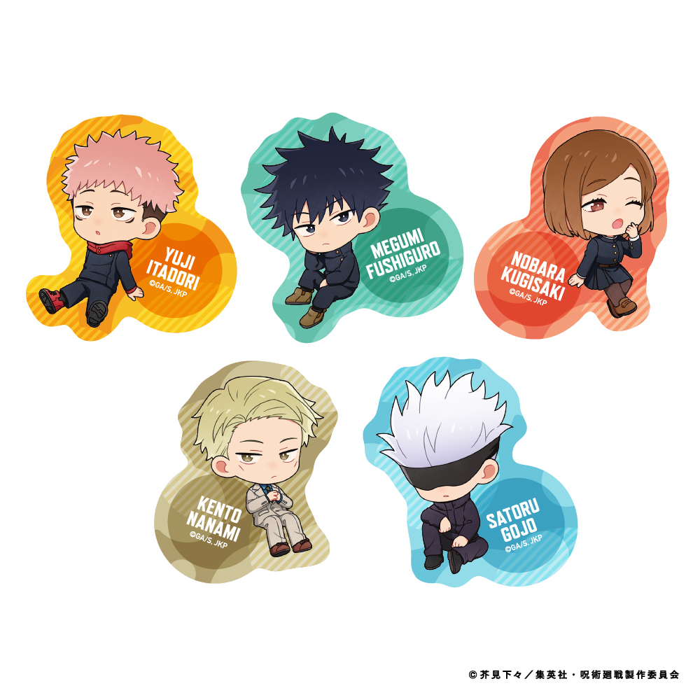 呪術廻戦　カフェ　缶バッジ　七海　100個 七海建人 イケプリカフェ CANVAS 缶バッジ クリアカード 特典