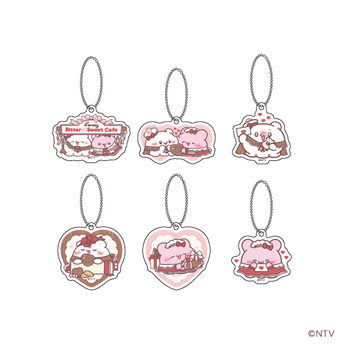 らぶいーず Bitter♡Sweet Cafe キーホルダー クリップ バッチ GOODS - らぶいーず Bitter♡Sweet Cafe