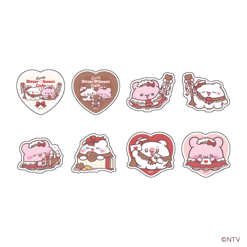 らぶいーず Bitter♡Sweet Cafe キーホルダー クリップ バッチ GOODS - らぶいーず Bitter♡Sweet Cafe