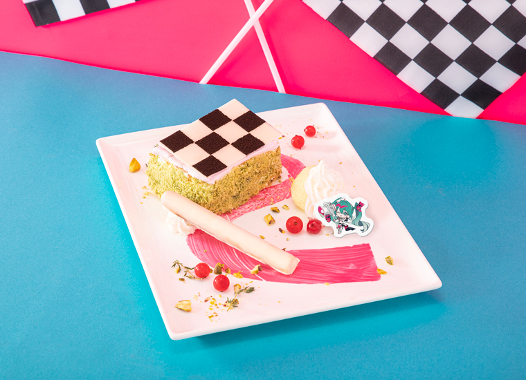 チェッカーフラッグケーキ