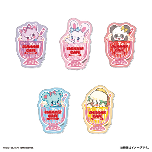 アクリルクリップ(ランダム5種)