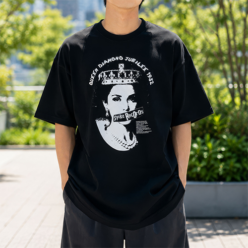 SPIKE RECORDINGS by HISASHI CROWN TEEシャツ(ブラック)