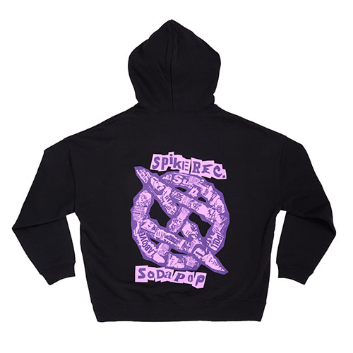SPIKEPOP 25 TABLOID パーカー(パープル)