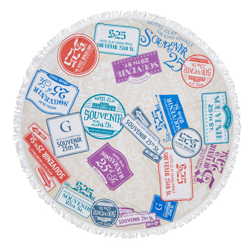 HOTEL GLAY SOUVENIR 25th St　ラウンドビッグタオル HOTEL GLAY GRAND FINALE SOUVENIR 25th St. OFFICIAL GOODS | G-DIRECT