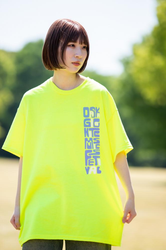 もじもじGIGA Tee <LIME GREEN>