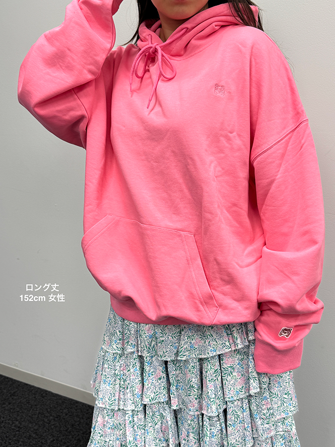 THE PINKなフーディ(ロング丈)