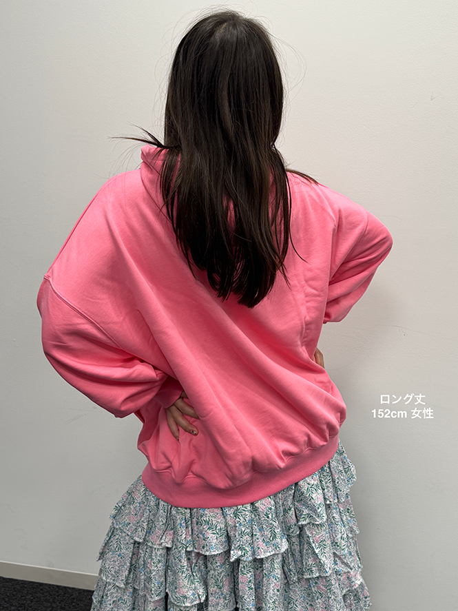 THE PINKなフーディ(ロング丈)