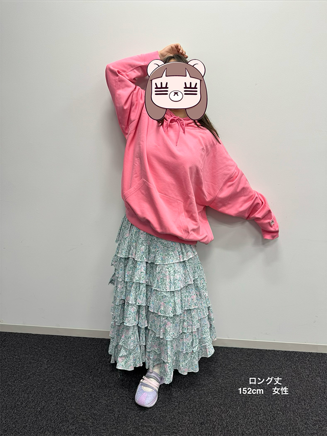 THE PINKなフーディ(ロング丈)