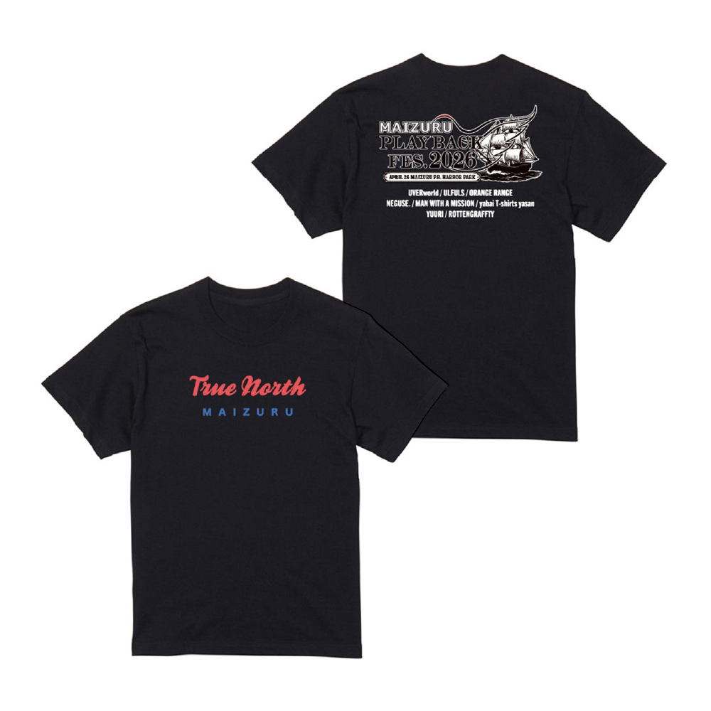TRUE NORTH T-Shirts (Black)
