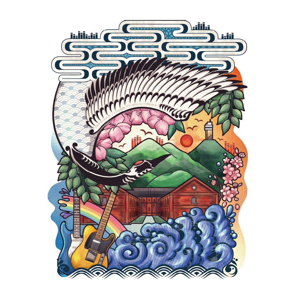 MAIZURU MUSIC  T-Shirts (White)