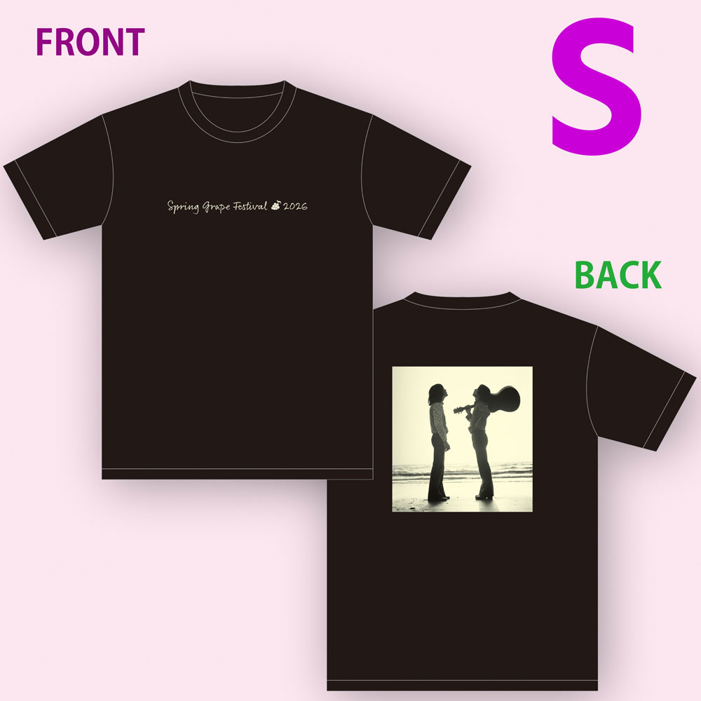 グレープフォトTシャツS