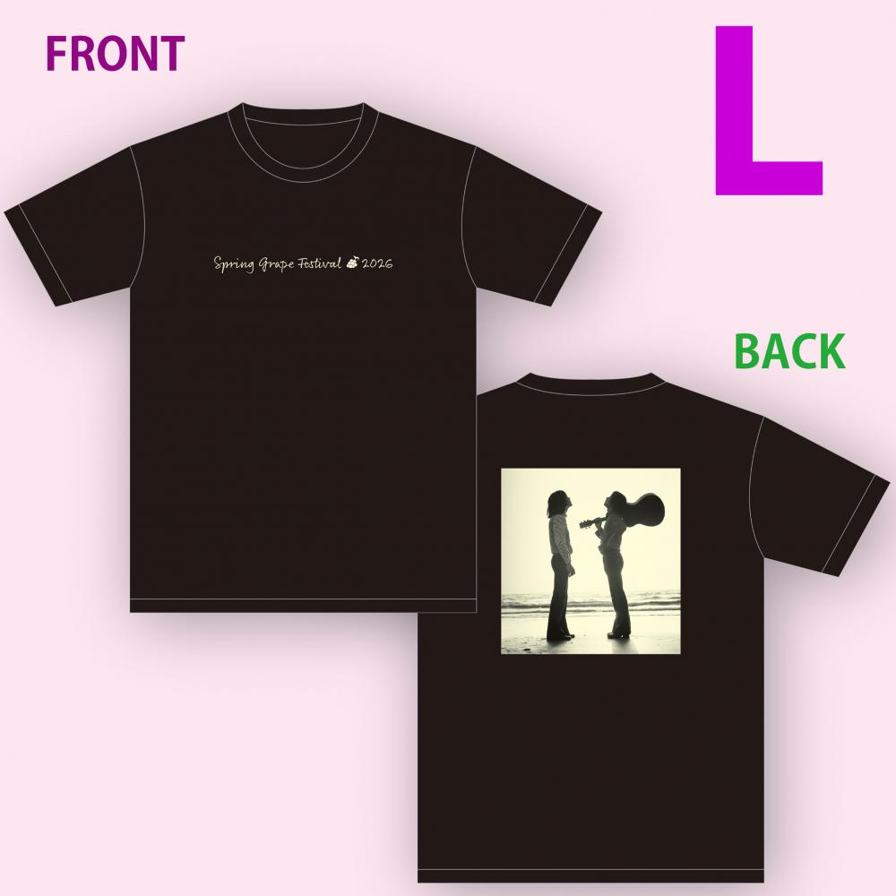 グレープフォトTシャツL